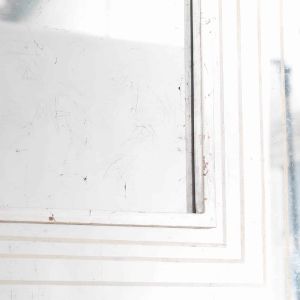 Eglomise Geometric Mirror