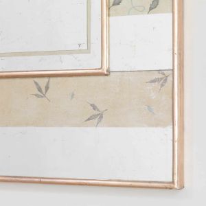 Eglomise Natural Mirror