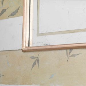 Eglomise Natural Mirror