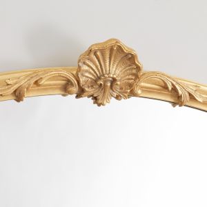 Three Quarter Ornamental Archtop Mirror