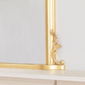 Three Quarter Ornamental Archtop Mirror