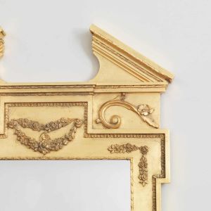 George II Mirror with Broken Pediment