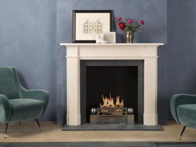 Contemporary fireplace