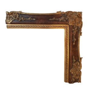 GF1 Georgian Parcel Gilt Swept