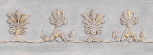 Anthemion Frieze Grey Gilt cut out