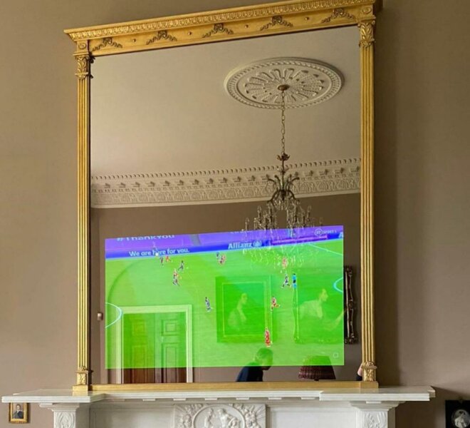 Tv Mirrors Overmantels Tv Mirrors Overmantels, Large Mirror With Tv Inside