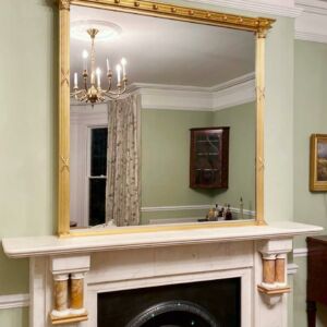 Regency-Fluted-Columns-TV-Mirror