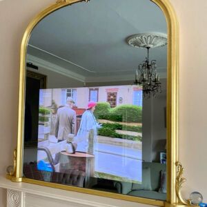 Ornamental-Archtop-TV-Mirror