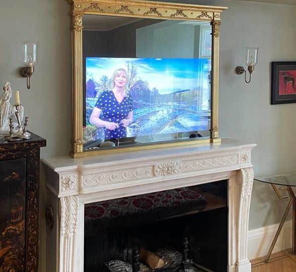 Neo Classical TV Mirror ON