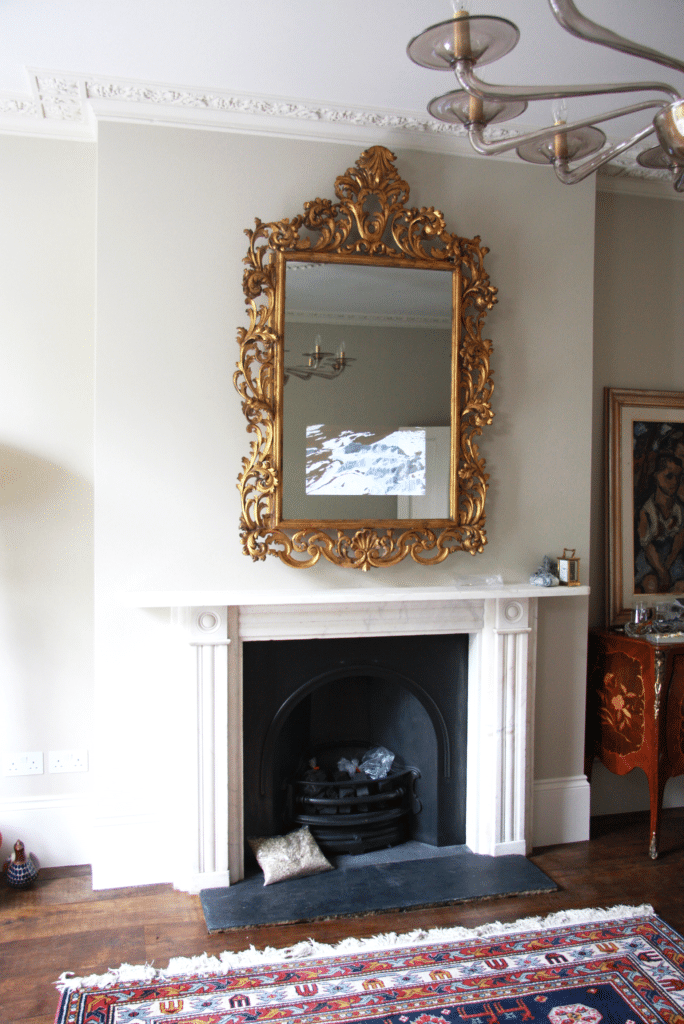 bespoke Antique TV Mirror