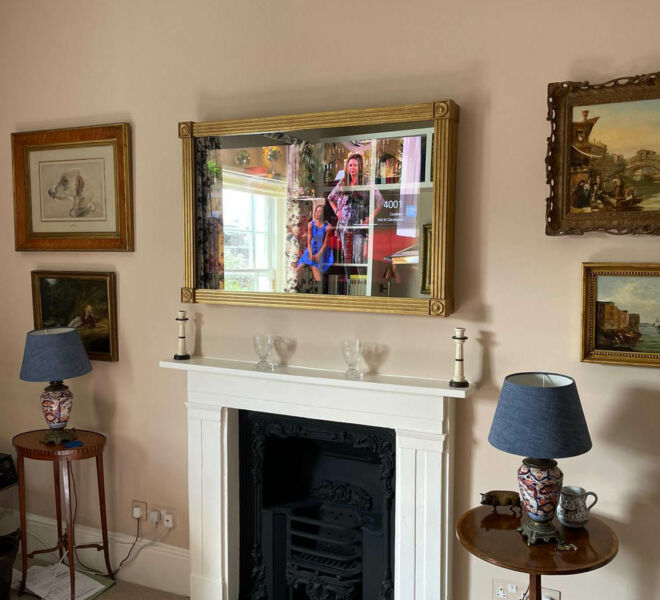 Tv Mirrors Overmantels Tv Mirrors Overmantels, Large Mirror With Tv Inside