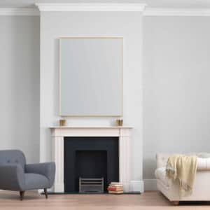 fullsize thin framed large mirror