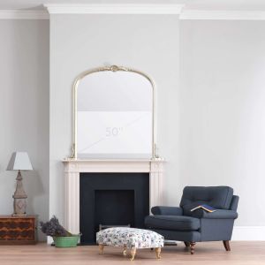 50 inch silver tv mirror