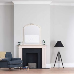 Overmantel TV mirror